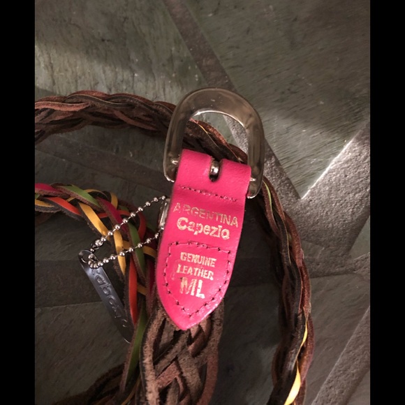 Capezio Belt Braided Leather - Picture 4 of 7